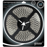 Лента LED 2835/120-SMD 9.6W  12V DC холодный белый (блистер 5м)