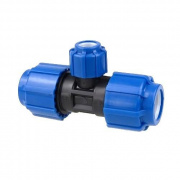 Тройник Политэк - 20 (винтовой, для труб ПНД)