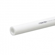 Труба полипропиленовая Fusitek SDR11 - 25x2.3 (PN10, Tmax 35°C, цвет белый, штанга 4м.)