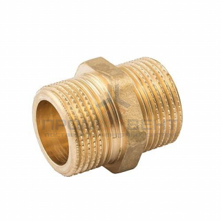 Ниппель ELSEN METALIT EBF15 - 3/4" (резьбовой, латунь без покрытия)