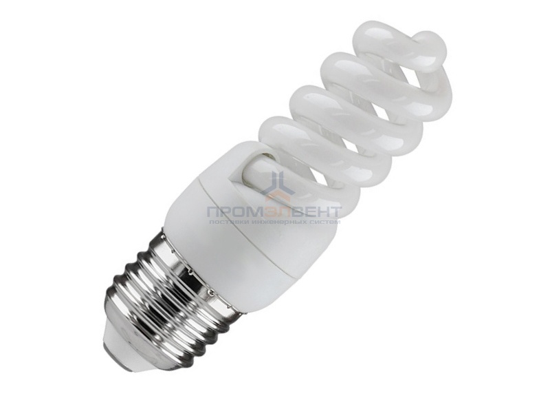 Лампа энергосберегающая ESL QL7 11W 2700K E27 спираль d32x97 теплая
