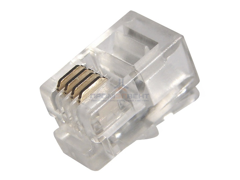 Джек телефонный 4P-4C Rexant