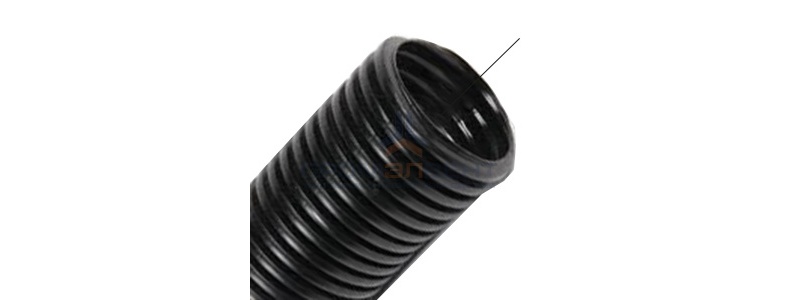 Труба гибкая двустенная для кабельной канализации д.110мм, цвет черный, без протяжки [бухта 100м]