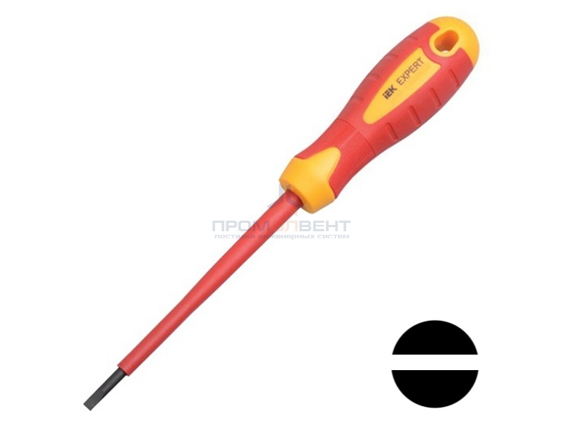 Отвертка шлицевая Expert 2.5х0.4х75мм 1000В IEK